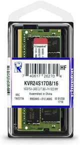 KINGSTON DDR 4 16 GB LAPTOP KVR24S17D8/16