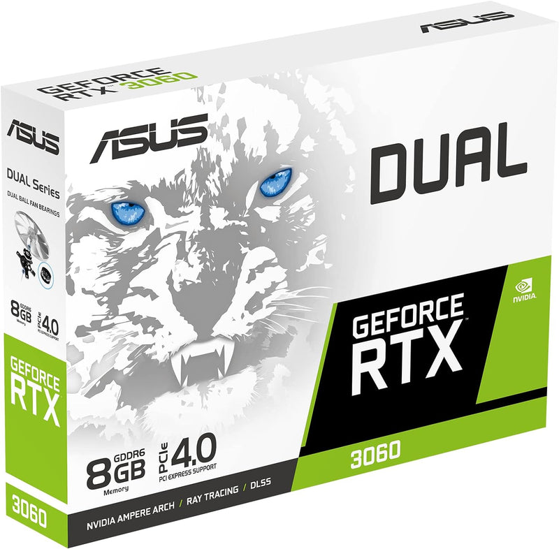 Dual GeForce RTX™ 3060 White OC Edition 8 GB GDDR6