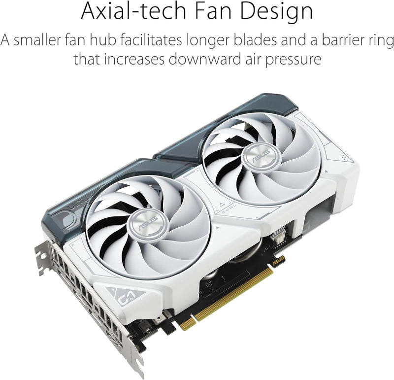 Dual GeForce RTX™ 4060 White OC Edition 8GB GDDR6