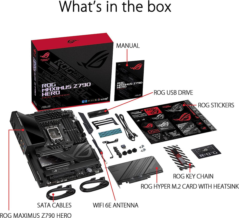 ROG Maximus Z790 Hero WiFi6E LGA 1700 (Intel 14ª, 13ª y 12ª gen.)