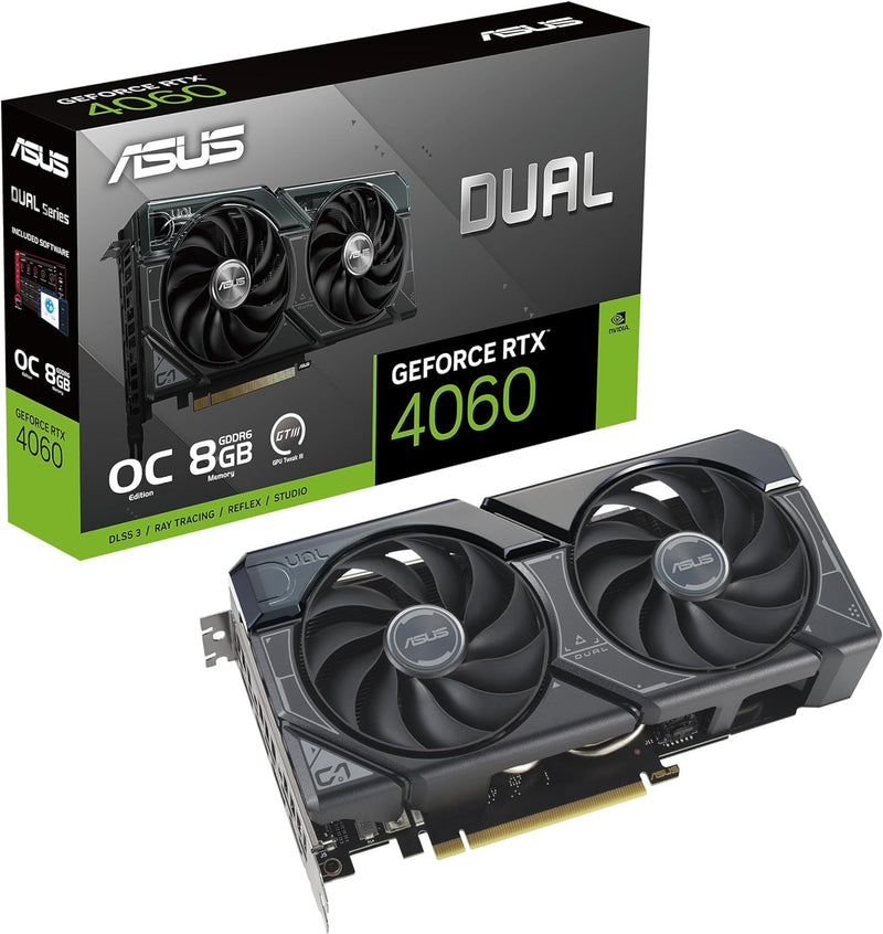 Dual GeForce RTX™ 4060 OC Edition 8GB GDDR6