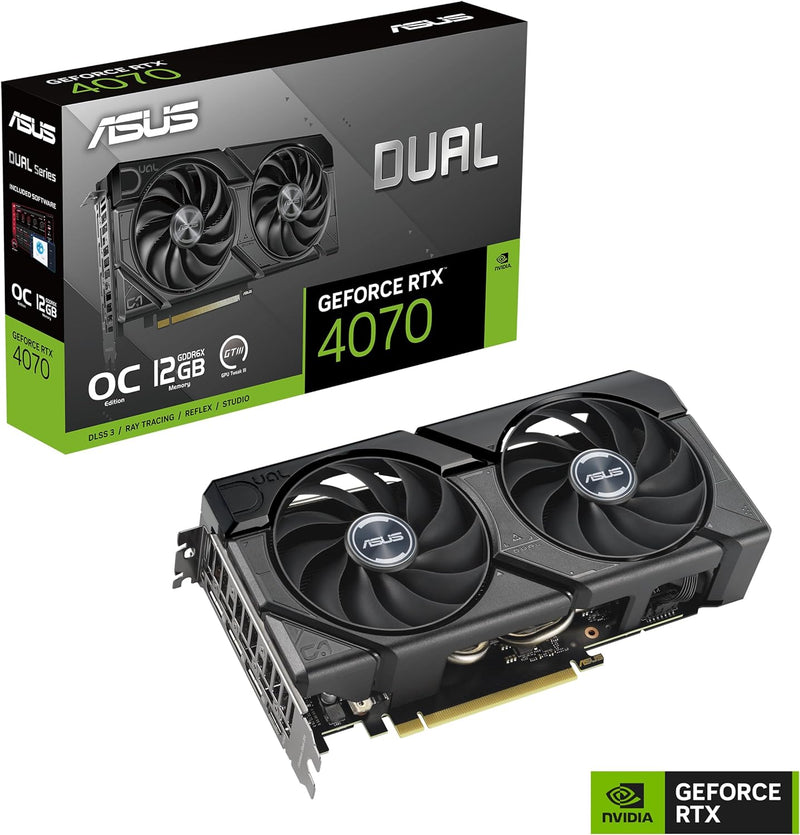 Dual GeForce RTX™ 4070 EVO OC Edition 12GB GDDR6X