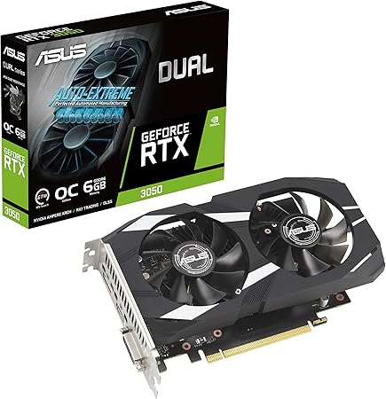 Dual GeForce RTX™ 3050 OC Edition 6GB GDDR6