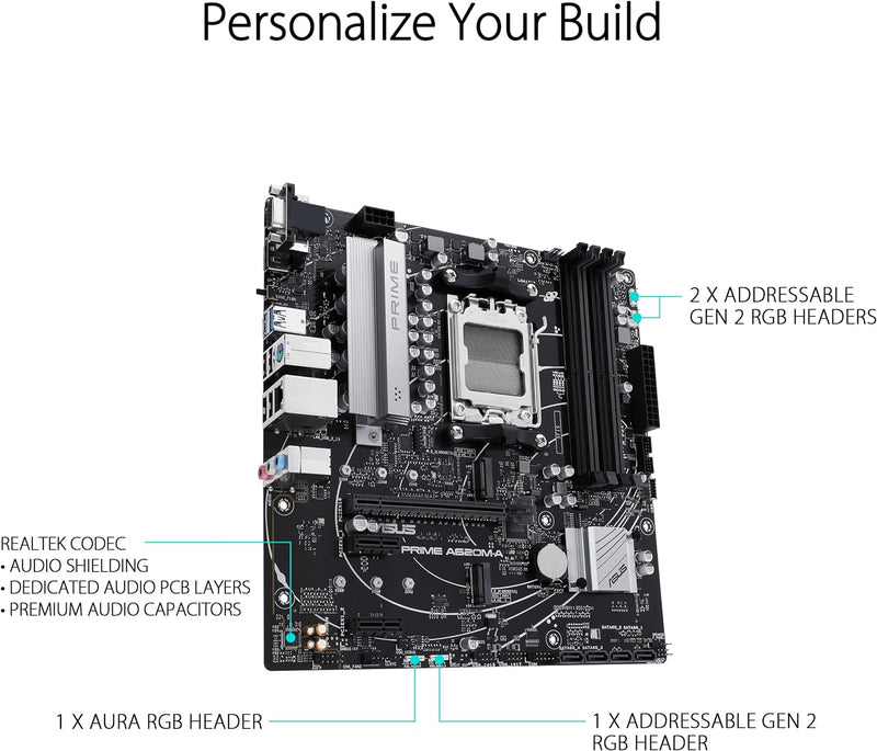 PRIME A620M-A-CSM AMD AM5 (Ryzen 7000)