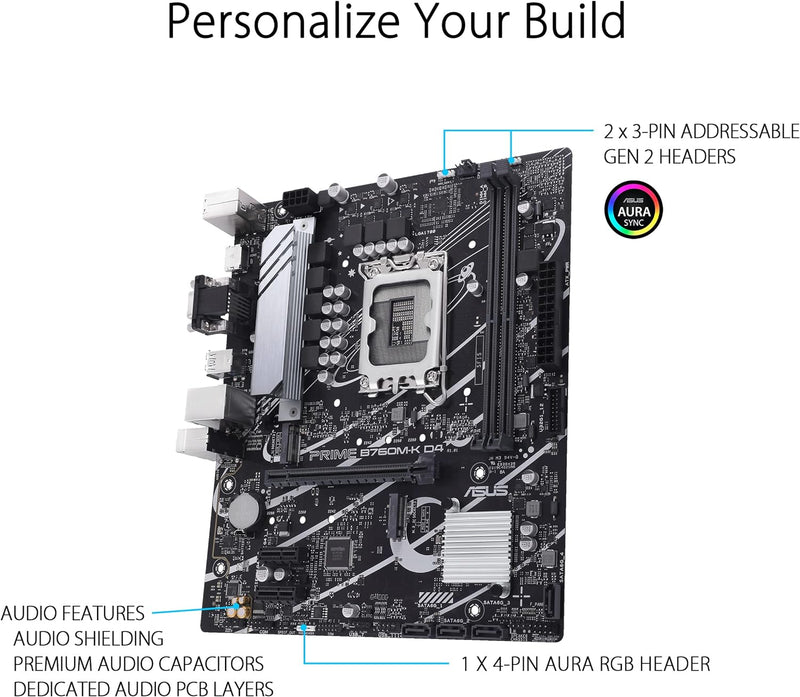 PRIME B760M-A DDR4 D4 (LGA 1700 13ª y 12ª gen.)