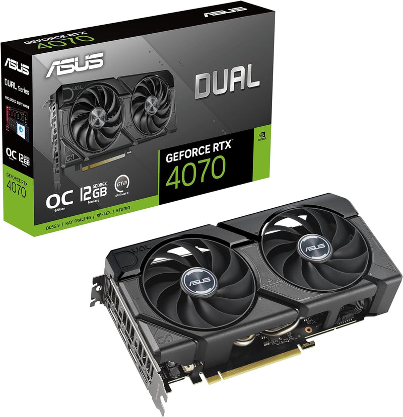 Dual GeForce RTX™ 4070 EVO OC Edition 12GB GDDR6X